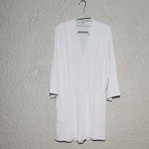 Fraiche by J Women's White Romper